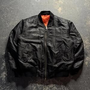 Vintage Y2K Rothco Black Bomber Jacket